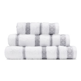 Alaya Banded Cotton Towel