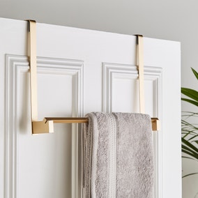 Modern Luxe Square Overdoor Towel Rail