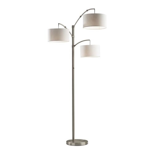 Cabo Metal 3 Light Adjustable Arc Floor Lamp