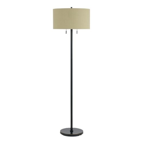 Calais Dark Bronze 2 Light Floor Lamp