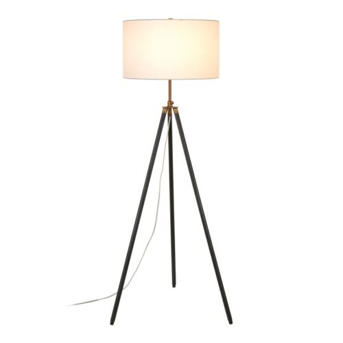 Irene Blackened Bronze Tripod Floor Lamp