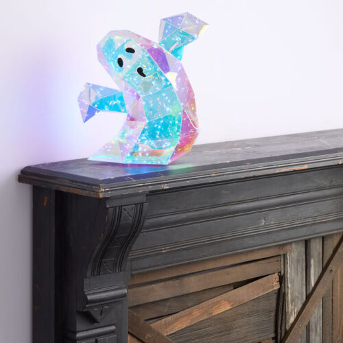 Iridescent Prismatic Ghost LED Light Up Decor