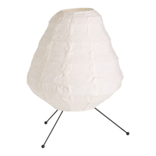 Natural Jute and Black Metal Tripod Ambient Table Lamp