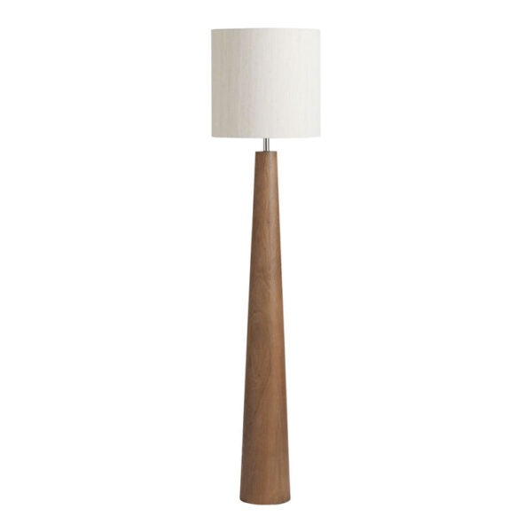 Yarra Faux Wood and Jute Tapered Floor Lamp Yarra Faux Wood and Jute Tapered Floor Lamp