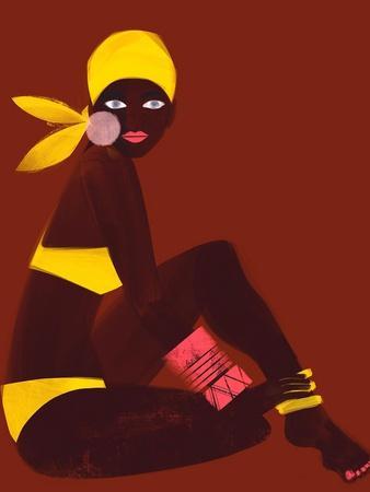 Amber Sun - Wall Art Print, 12x16