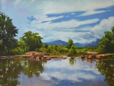 Caroni Bliss 2018 (oil on linen) - Giclee Print, 16x12