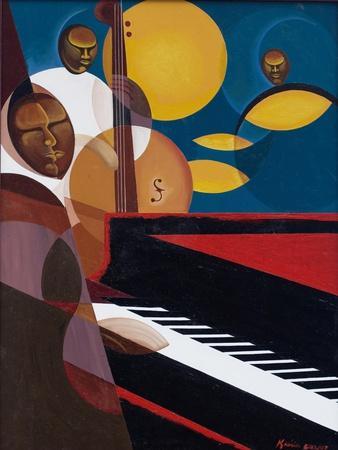 Cobalt Jazz, 2007 - Giclee Print, 12x16