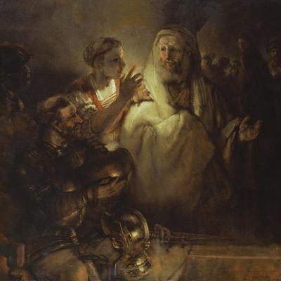 Denial of St. Peter - Giclee Print, 16x16