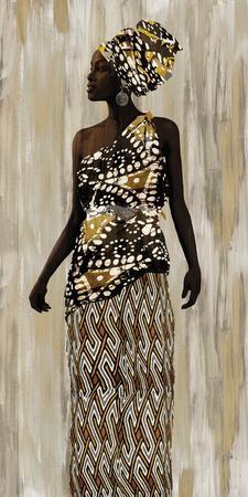 Kitenge - Giclee Print, 12x24