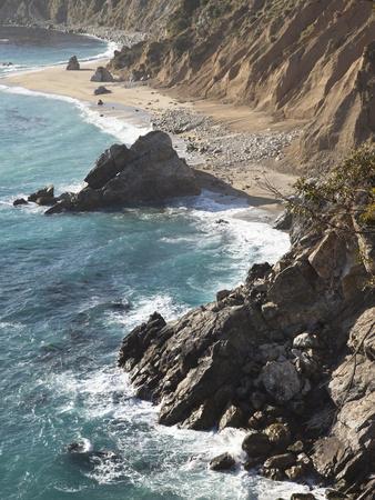 Rocky Stretch of Coastline in Big Sur, California, United States of America, North America - Photographic Print, 12x16