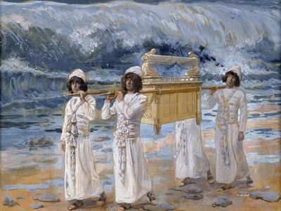 The Ark of the Covenant Passes over the Jordan - Giclee Print, 16x12
