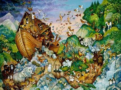 Two by Two - Giclee Print, 16x12