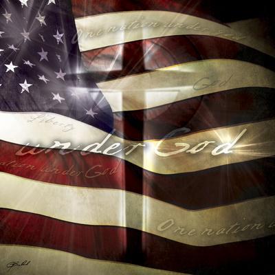 Under God - Giclee Print, 16x16