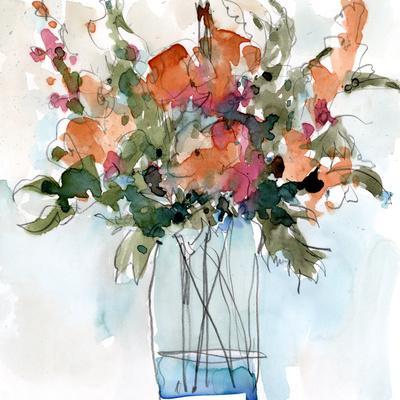 Water Garden Still Life II - Wall Art Print, 16x16