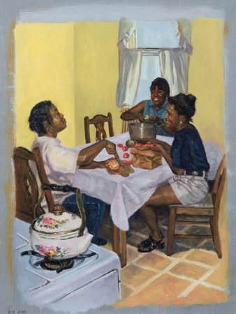 Well Seasoned Banter, 1998 - Giclee Print, 12x16