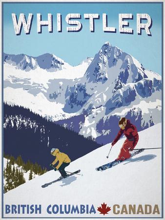 Whistler, Canada - Giclee Print, 12x16